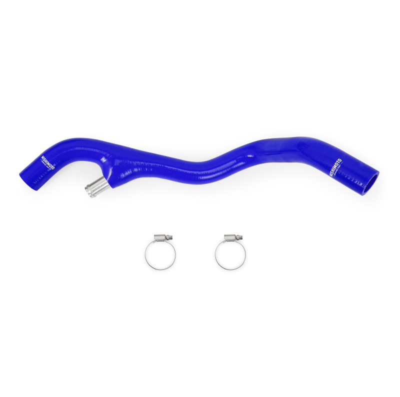 Mishimoto 03-04 Ford F-250/F-350 6.0L Powerstroke Lower Overflow Blue Silicone Hose Kit.