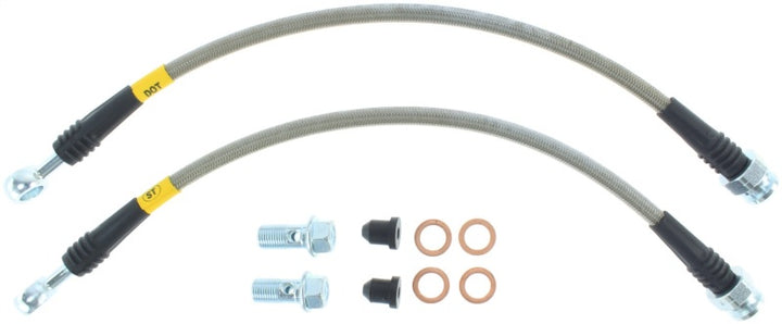 StopTech 93-02 Chevrolet Camaro / Pontiac Firebird Stainless Steel Front Brake Line Kit.