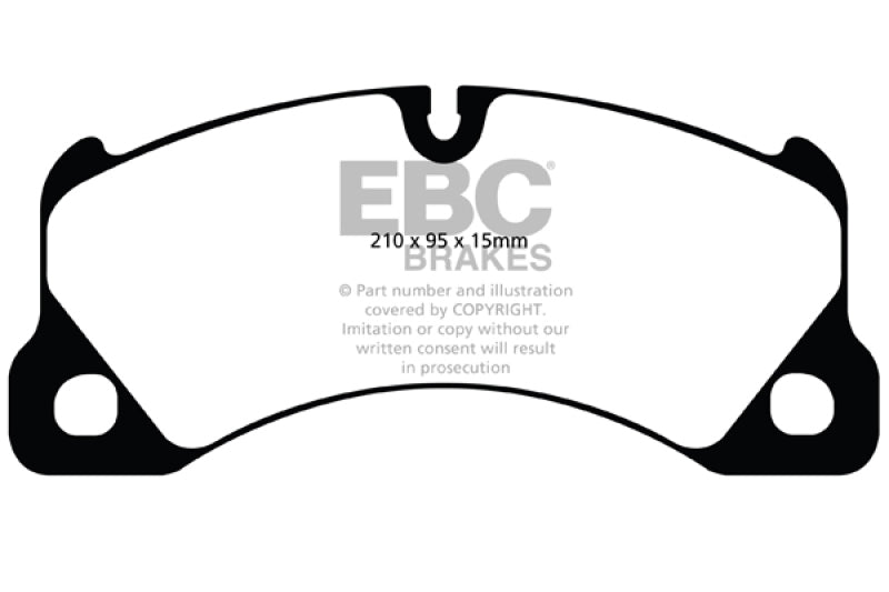 EBC 10+ Porsche Cayenne 3.0 Supercharged Hybrid Bluestuff Front Brake Pads.