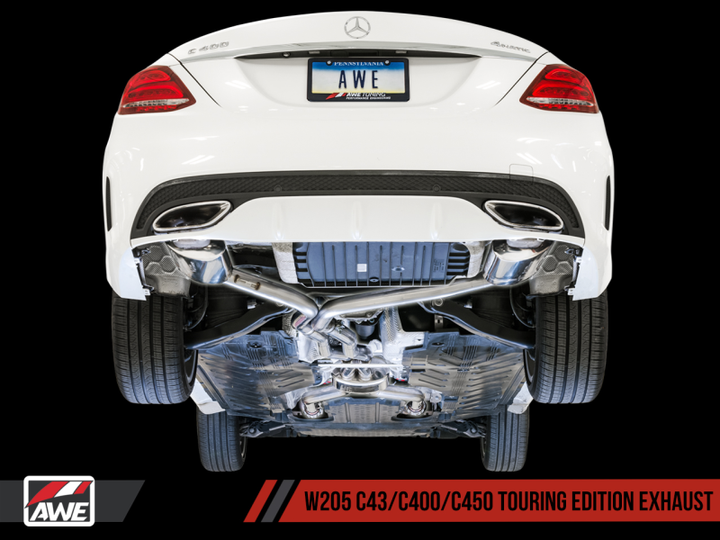 AWE Tuning Mercedes-Benz W205 C450 AMG / C400 Touring Edition Exhaust.