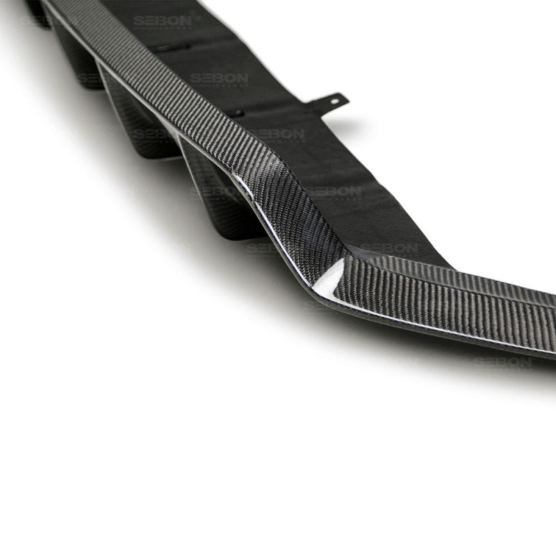 Seibon 16-17 Honda Civic Sedan TR-Style Carbon Fiber Rear Lip.