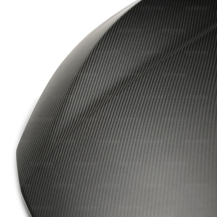 Seibon 17-18 Honda Civic Type-R OEM-Style Dry Carbon Fiber Hood.