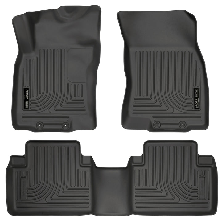 Husky Liners WeatherBeater 14 Nissan Rogue Front & Second Row Black Floor Liners.