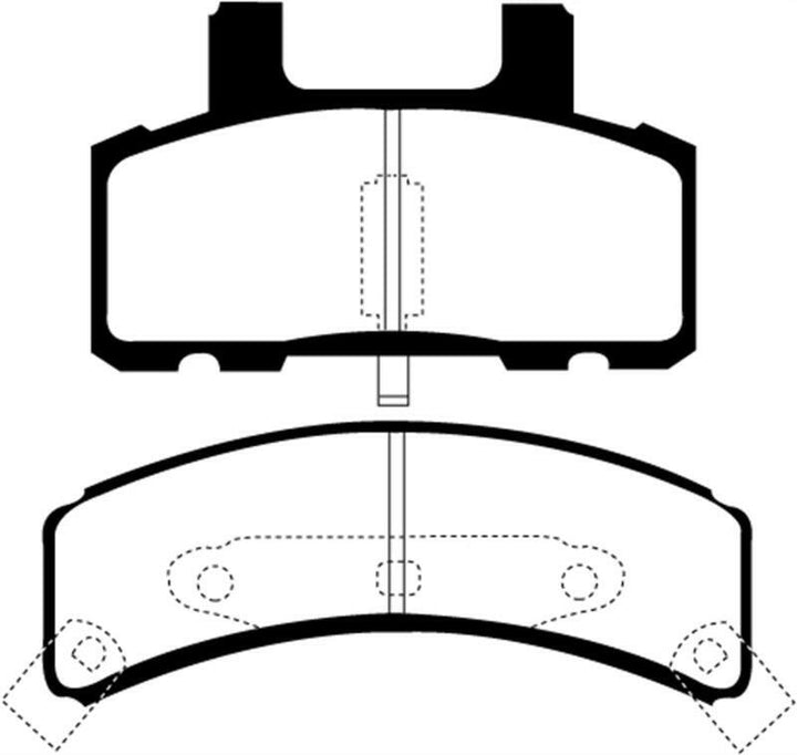 EBC 99-01 Cadillac Escalade 5.7 Greenstuff Front Brake Pads.