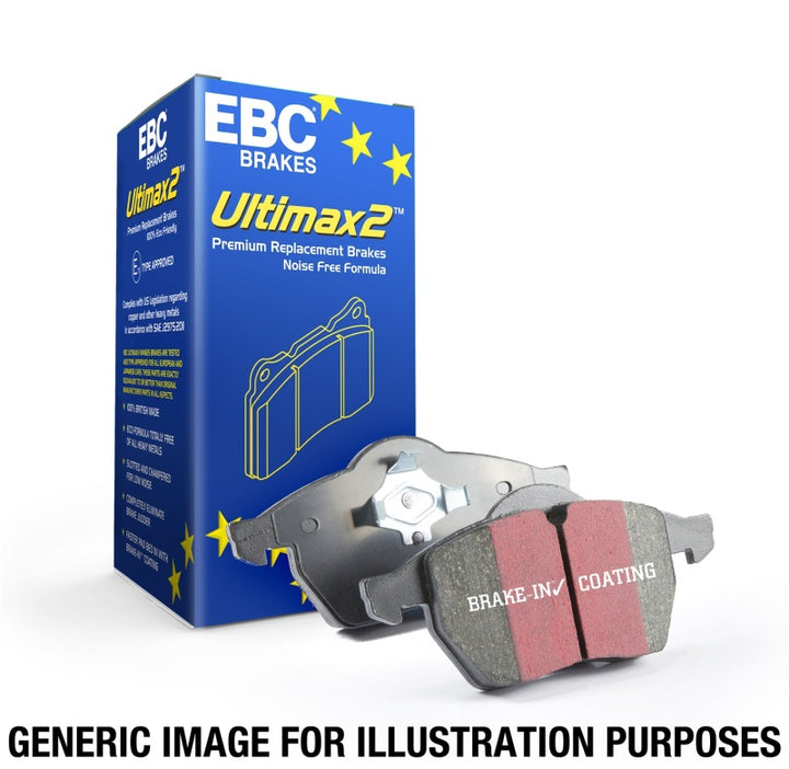 EBC 14+ BMW i3 Electric Ultimax2 Front Brake Pads.