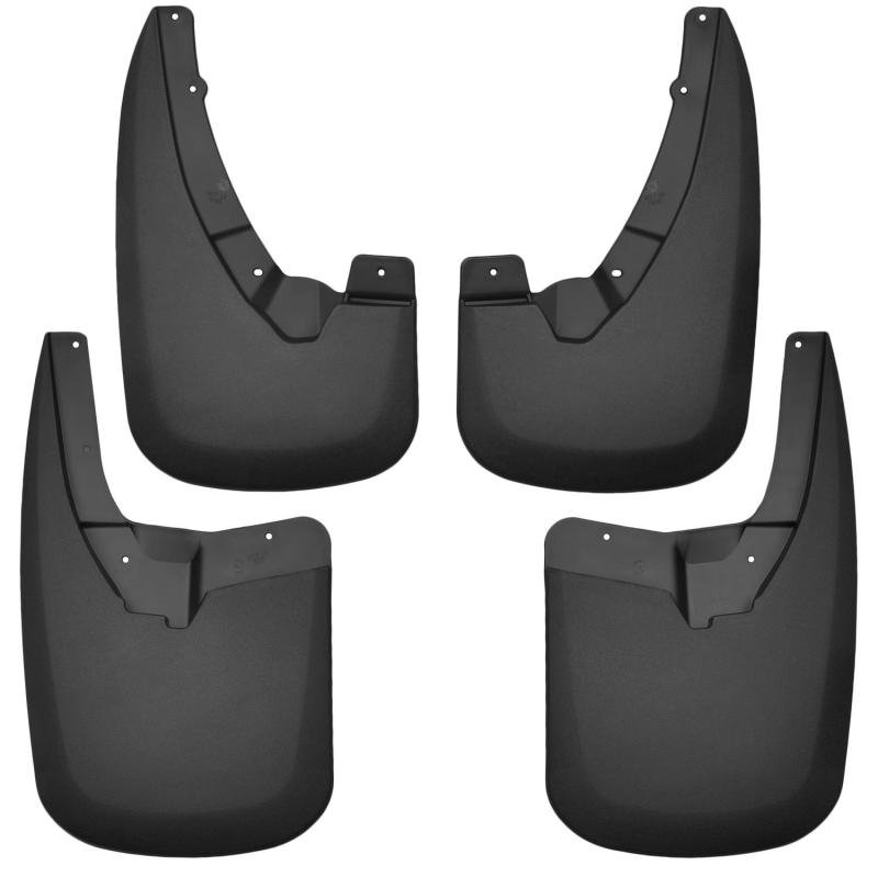 Husky Liners 09-17 Dodge Ram 1500 w/o Fender Flares Front and Rear Mud Guards - Black.