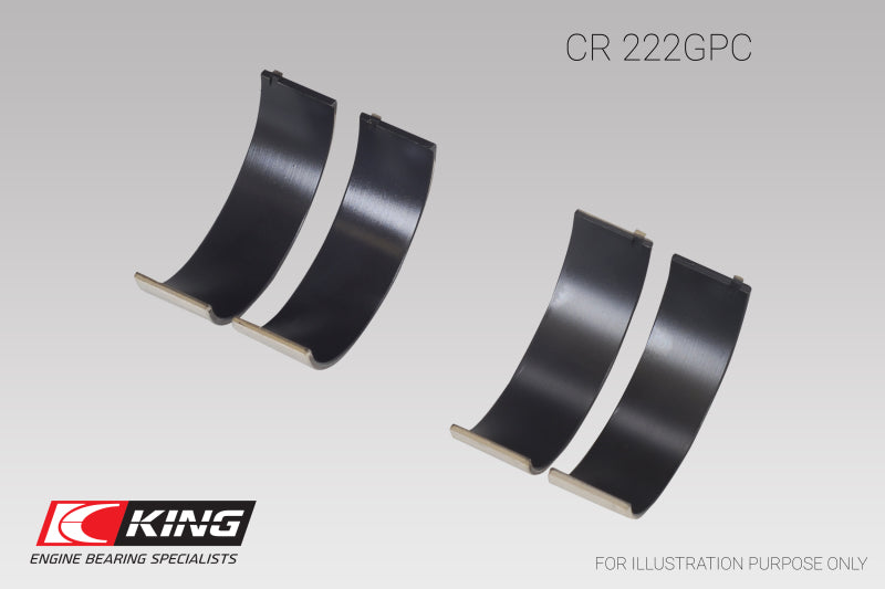 King BMW N55B30A Sputter Replacement (Size STD) Rod Bearing Set (2 Pair).