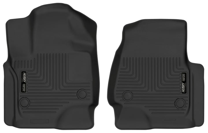 Husky Liners 18-22 Ford Expedition / 18-19 Lincoln Navigator X-Act Contour Black Front Floor Liners.