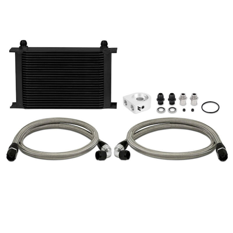 Mishimoto Universal 10 Row Oil Cooler Kit (Metal Braided Lines).