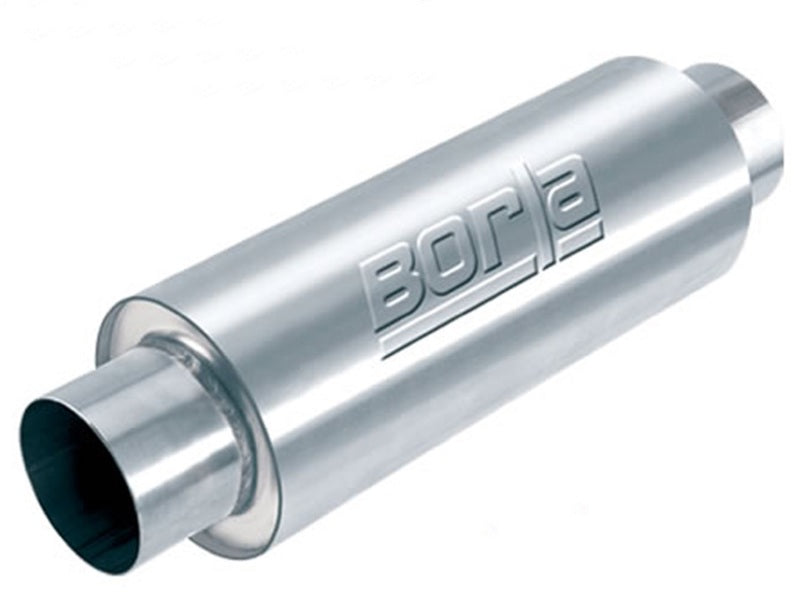 Borla XR-1 Multi-Core 3in Ctr-Ctr Round 16in x 6.25in Rotary Engine Equipped Racing Muffler.