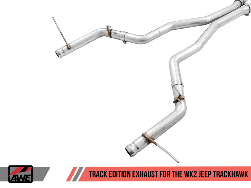 AWE Tuning 2020 Jeep Grand Cherokee SRT/Trackhawk Track Edition Exhaust - Use w/Stock Tips.