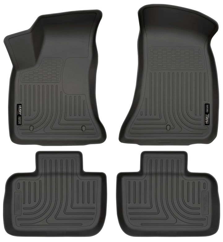 Husky Liners 11-12 Dodge Charger/Chrysler 300 WeatherBeater Combo Black Floor Liners.