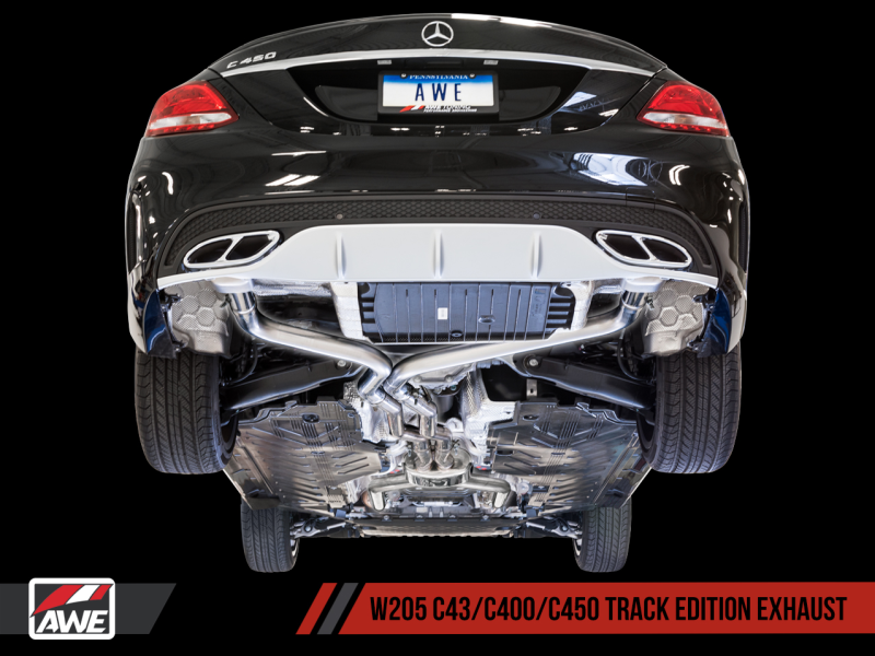 AWE Tuning Mercedes-Benz W205 C450 AMG / C400 Track Edition Exhaust.