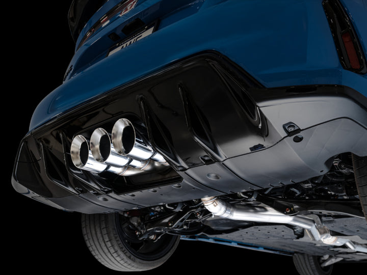 AWE Tuning 2023 Honda Civic Type R FL5 Touring Edition Exhaust w/ Triple Chrome Silver Tips.