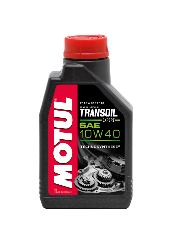 Motul 1L Powersport TRANSOIL Expert SAE 10W40 Technosynthese Fluid for Gearboxes.