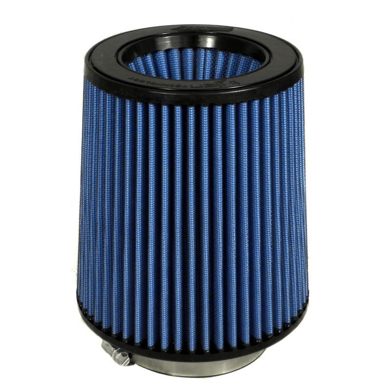 Injen Nanofiber Dry Air Filter - 4in Flange Dia / 6 1/2in Base / 7in Tall / 5 3/8in Top.