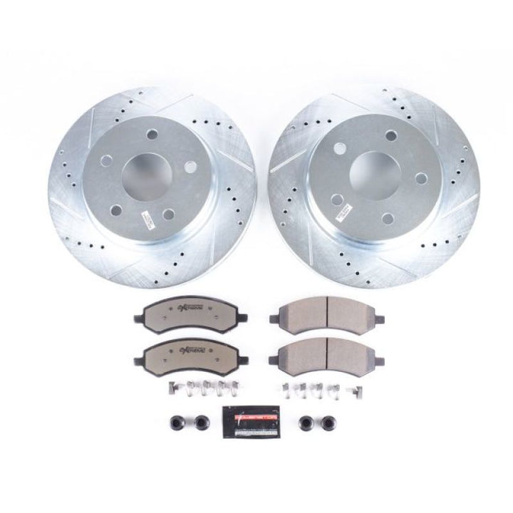 Power Stop 07-09 Chrysler Aspen Front Z36 Truck & Tow Brake Kit.