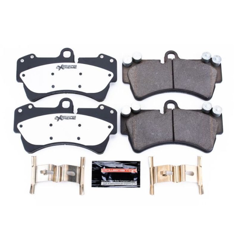 Power Stop 07-15 Audi Q7 Front Z26 Extreme Street Brake Pads w/Hardware.