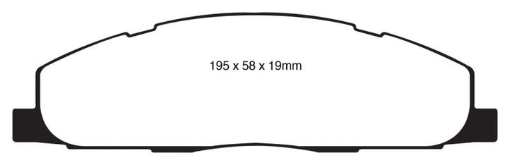 EBC 09-11 Dodge Ram 2500 Pick-up 5.7 2WD/4WD Greenstuff Rear Brake Pads.