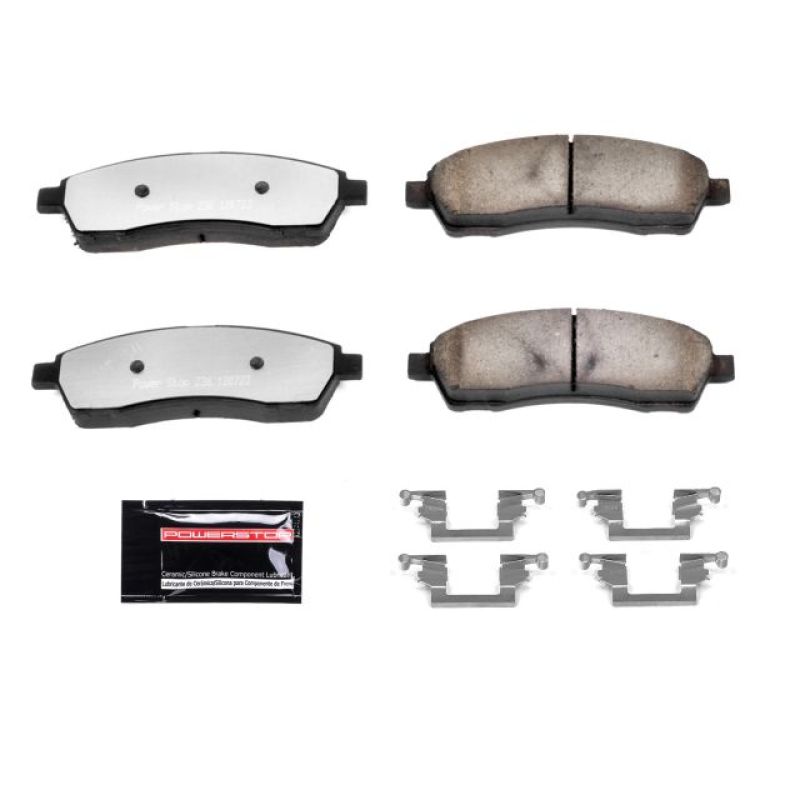 Power Stop 00-05 Ford Excursion Rear Z36 Truck & Tow Brake Pads w/Hardware.