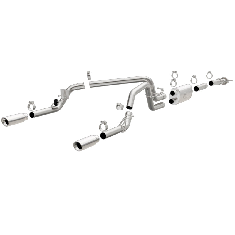 MagnaFlow Stainless Cat-Back Exhaust 2015 Chevy Colorado/GMC Canyon Dual Split Rear Exit 3.5in.