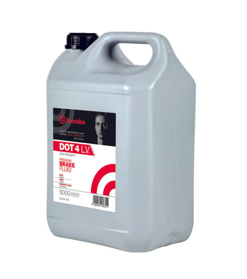 Brembo DOT 4 Low Viscosity Brake Fluid (5000 ML).