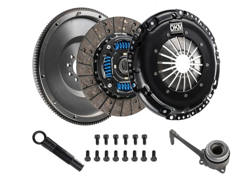 DKM Clutch 2.0 VW/Audi A3 FSI 6 Bolt Sprung Organic MB Clutch w/Steel Flywheel (440 ft/lbs Torque).