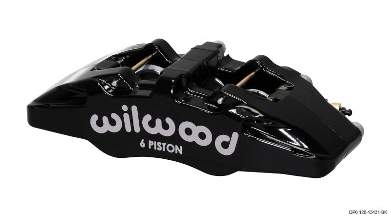Wilwood Caliper-Forged Dynapro 6 5.25in Mount-L/H 1.62/1.38in/1.38in Pistons .38in Disc.
