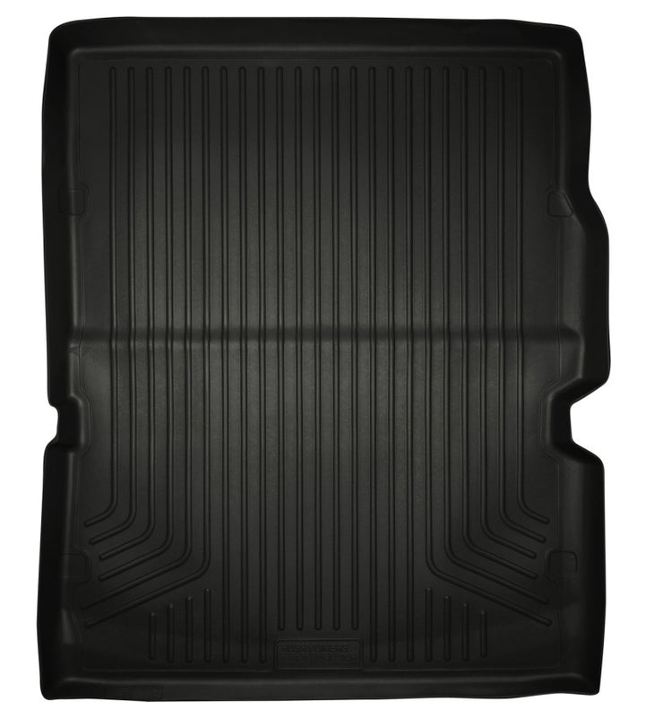 Husky Liners 11-22 Dodge Durango WeatherBeater (Over Folded 3rd Row) Black Rear Cargo Liner.