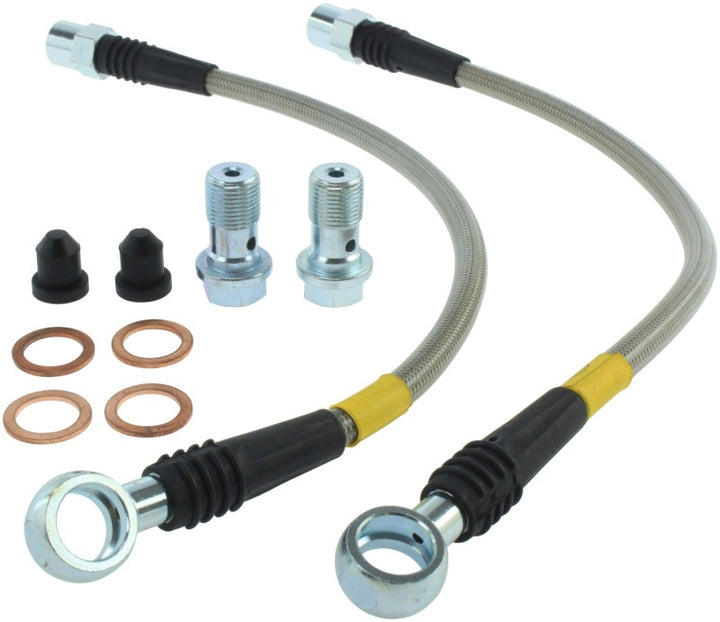 StopTech 07-08 Audi RS4 Rear Stainless Steel Brake Line Kit.