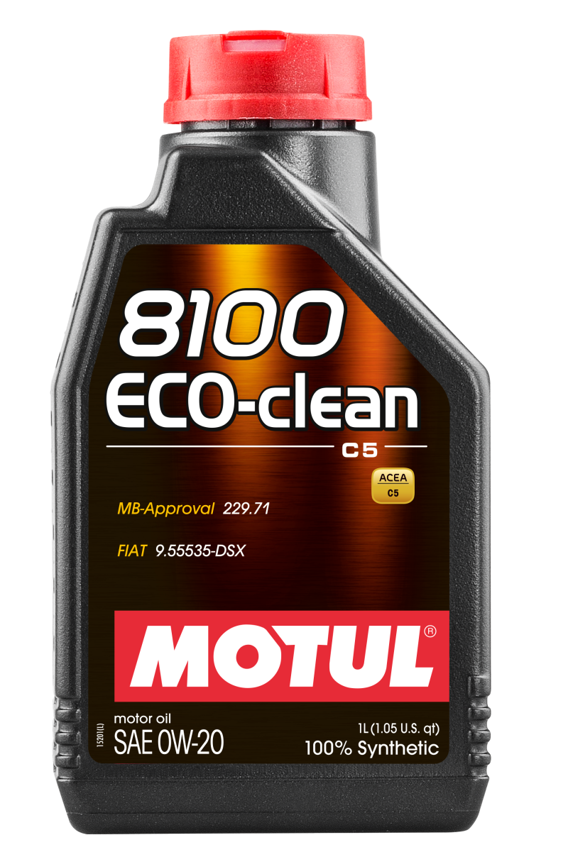 Motul 1L 8100 Eco-Clean 0W20.
