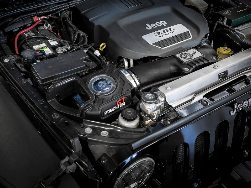 aFe Momentum GT Pro 5R Cold Air Intake System 12-18 Jeep Wrangler JK V6 3.6L.