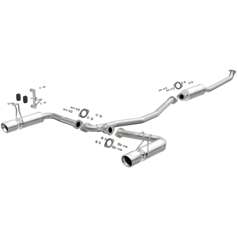 MagnaFlow 16-18 Honda Civic L4 2.0L Street Series Cat-Back Exhaust w/ Polished Tips.