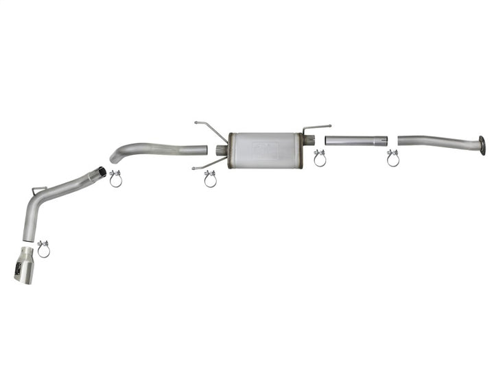 aFe MACH Force-Xp 2-1/2in 304 SS Cat-Back Exhaust w/ Polished Tips 2016+ Toyota Tacoma 2.7L/3.5L.