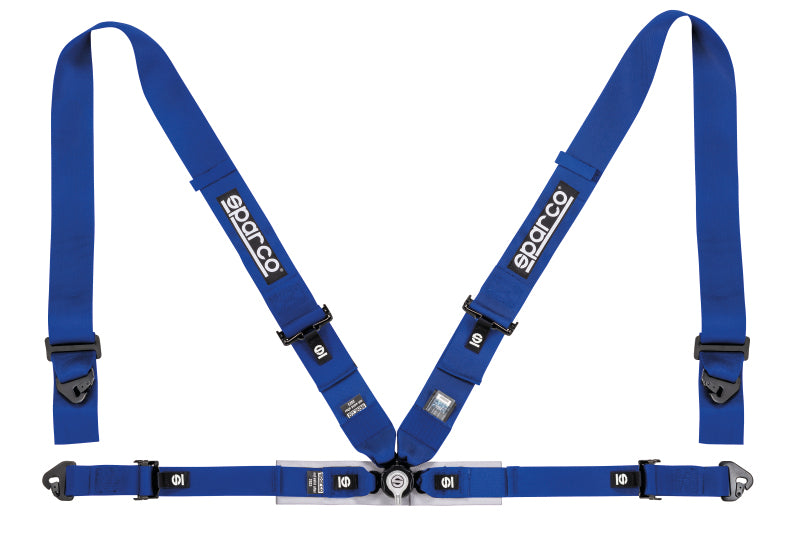 Sparco Belt 4Pt 3in/2in Competition Harness - Blue.
