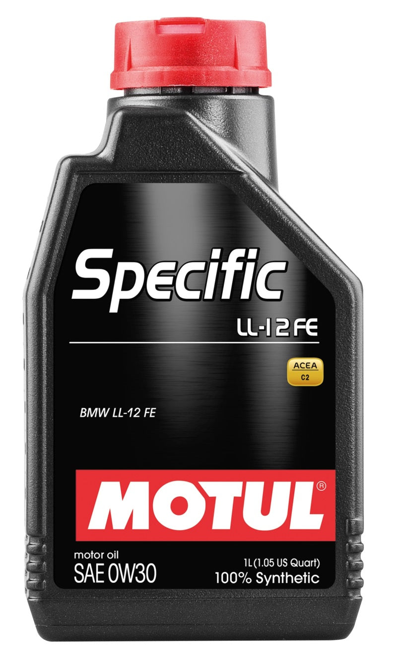 Motul 1L 100% Synthetic High Performance Engine Oil ACEA C2 BMW LL-12 FE+ 0W30.