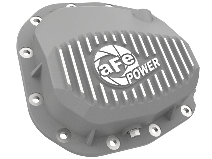 aFe Street Series Rear Differential Cover Raw w/ Fins 15-19 Ford F-150 (w/ Super 8.8 Rear Axles).