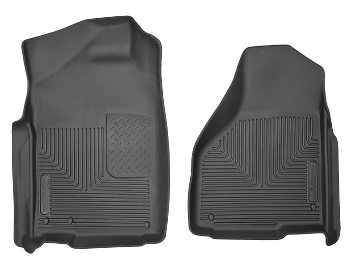 Husky Liners 09-14 Dodge Ram/Ram Quad Cab X-Act Contour Black Front Floor Liners.