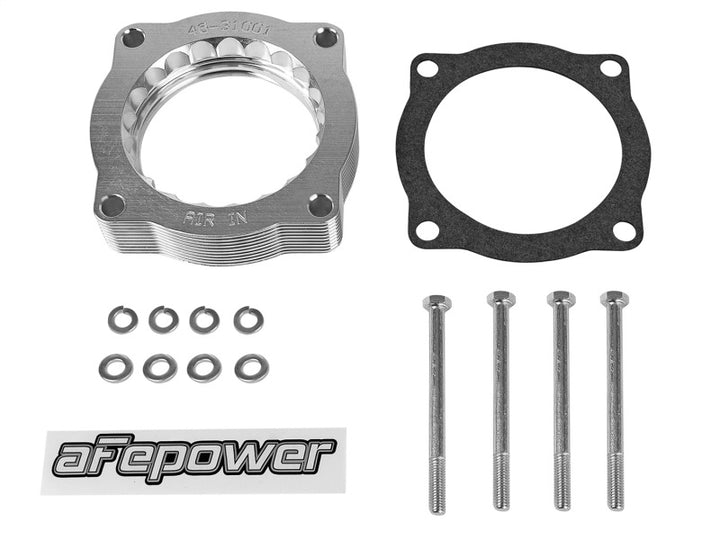 aFe Silver Bullet Throttle Body Spacer N62 Only BMW (E53) 04-09 5series (E60) 04-09 6series (E63/64).