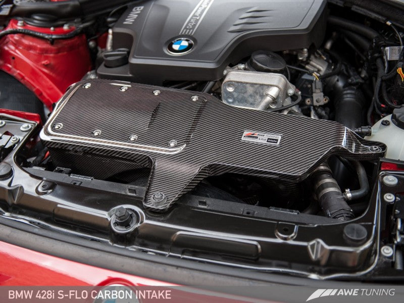 AWE Tuning BMW 228i/320i/328i/428i S-FLO Carbon Intake.