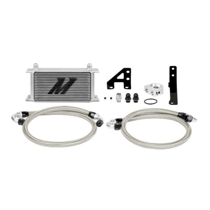 Mishimoto 15 Subaru STI Oil Cooler Kit - Silver.