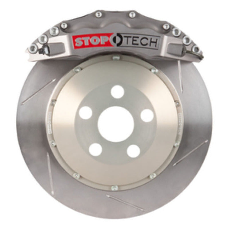 StopTech 08-13 BMW M3/11-12 1M Coupe Front BBK w/ ST-60 Trophy Calipers Slotted 380x35mm Rotors.