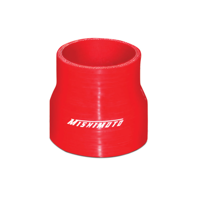 Mishimoto 2.5 to 3.0 Inch Red Transition Coupler.