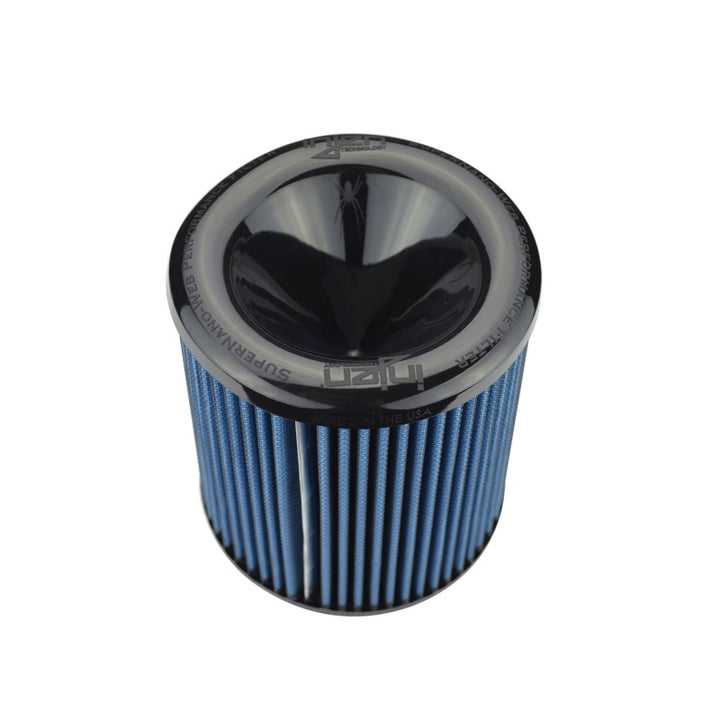 Injen SuperNano Web Dry Air Filter - 3.00 Filter / 6in Base / 6.3in Tall / 5.350in Top.