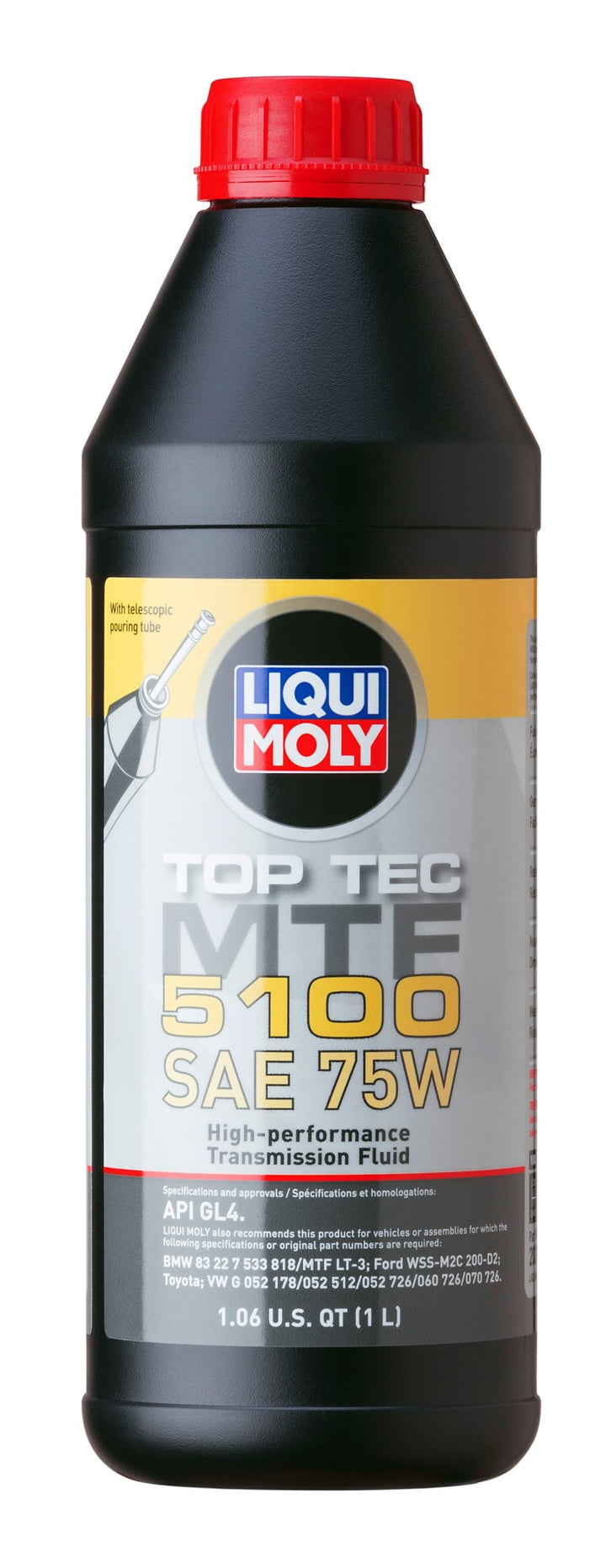 LIQUI MOLY 1L Top Tec MTF 5100 Gear Oil SAE 75W.