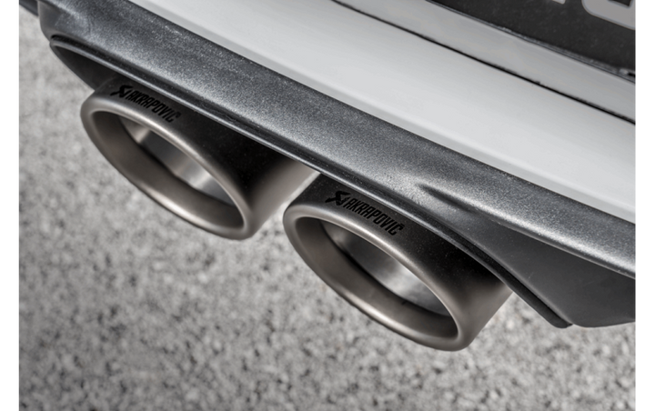 Akrapovic 2018 Porsche 911 GT3 (991.2) Slip-On Race Line (Titanium) w/Titanium Tail Pipe Set.