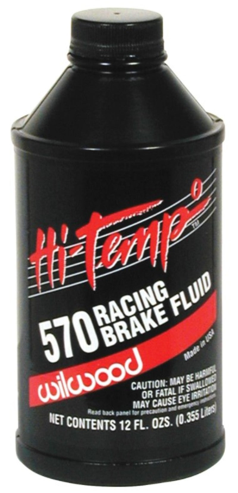 Wilwood 570 Brake Fluid - 12 oz Bottle (ea).