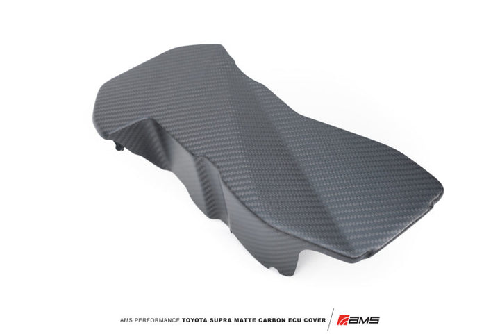 AMS Performance 2020+ Toyota GR Supra Carbon Fiber ECU Cover - Matte Carbon.