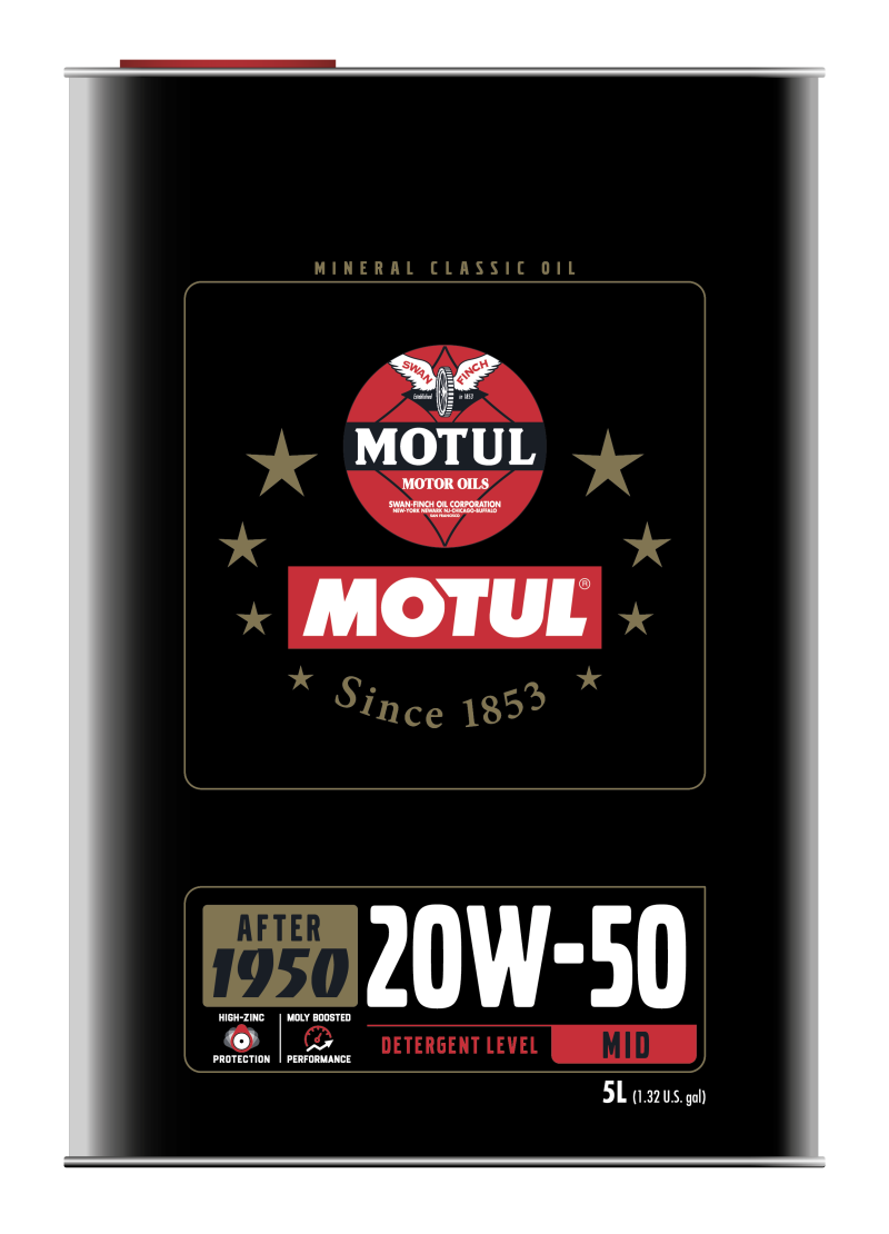 Motul 20W50 Classic Performance Oil - 4x5L.