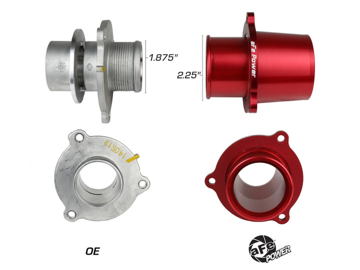 aFe 15-19 VW GTI Turbocharger Inlet Pipe - Red.